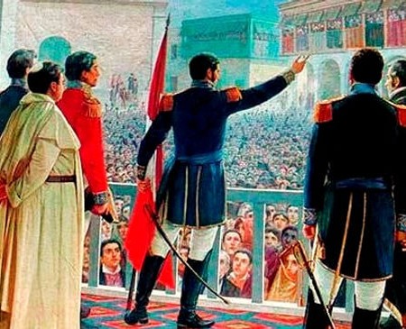 Proclamación de la independencia (28 de julio 1821)